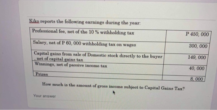 million) Interest income from depository 200,000 bank under the Expanded Foreign Currency