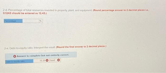 may not add exactly due to rounding.) Compute the following for year