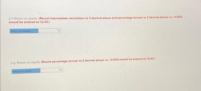 2 : 2-a. Gross profit margin ratio. (Round percentage answer to 1
