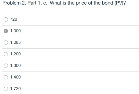 appropriate calculator entries and output). Part 1. XYZ has issued a bond