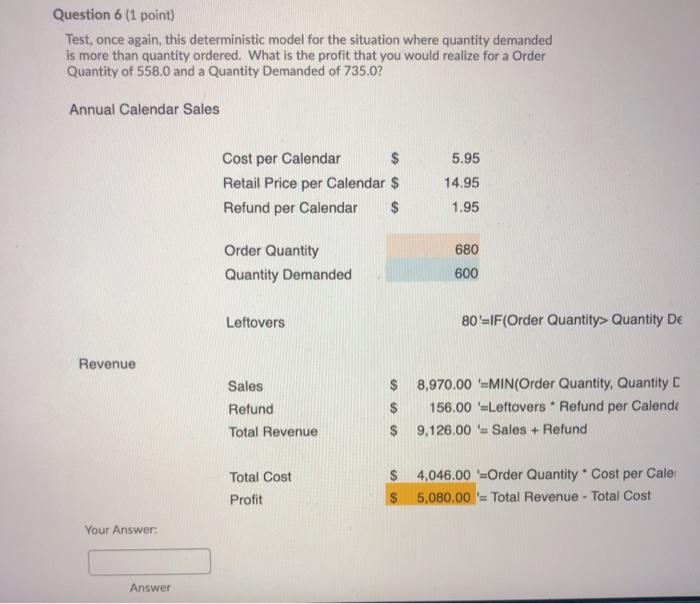 solve this asap for thumbs up Question 6 (1 point) Test,