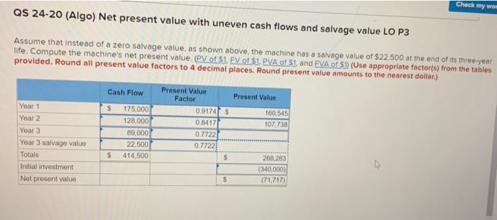 (Algo) [The following information applies to the questions displayed below) Following is