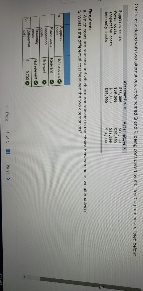 please explain the right answer to me. thanks so much Costs