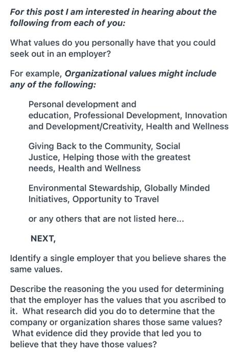  For this post I am interested in hearing about the following