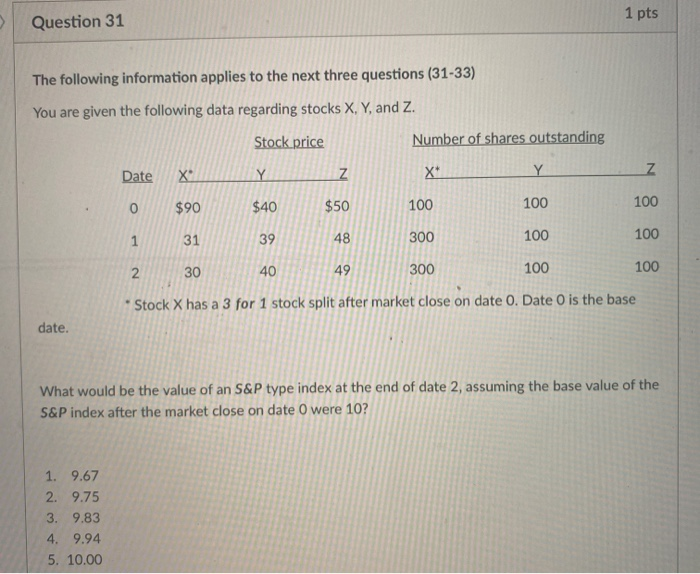 of the new divisor to calculate a DJIA type average starting from