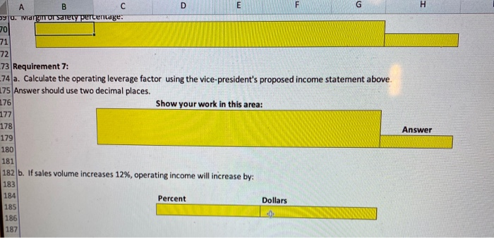 in the areas indicated to get credit for the problem. You MUST