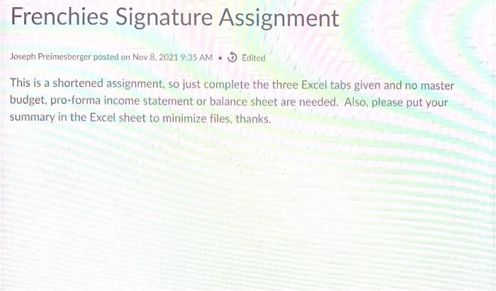 has arranged a meeting with a venture capital firm next week. Hopefully