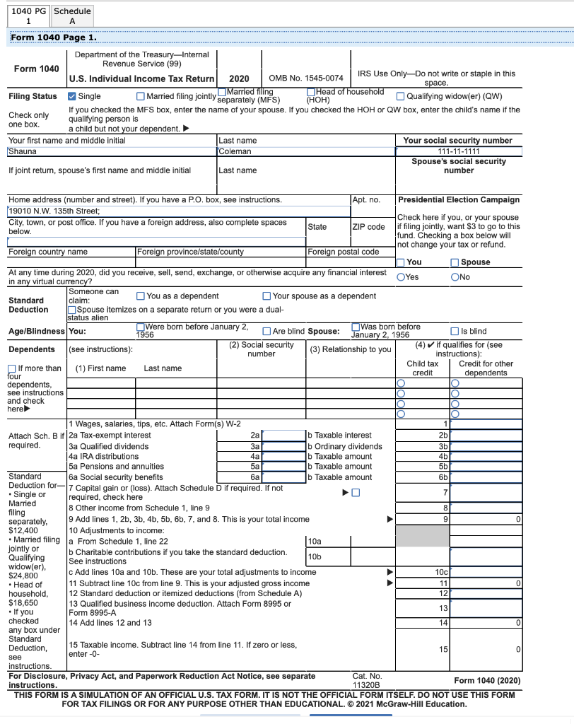 6-3) (Algo) [The following information applies to the questions displayed below.) Shauna