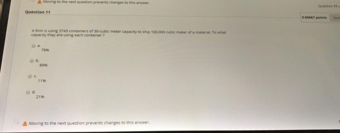  Moving to the next question prevents changes to this answer. Question