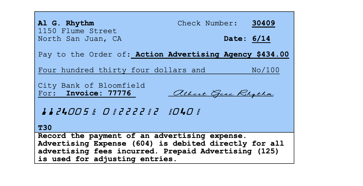 Flume Street Date: 6/13 North San Juan, CA Customer: Brookside Grammar School