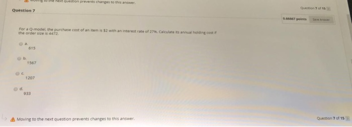  the next question prevents changes to this answer Question 7 Question