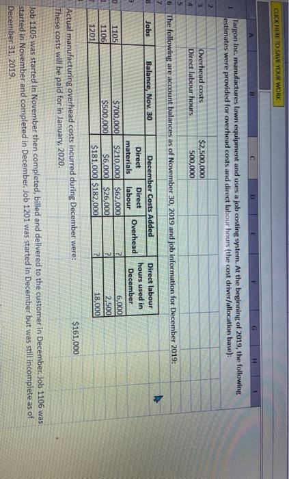  CUCK HERE TO SAVE YOUR WORK 11 1 Targon Inc, manufactures