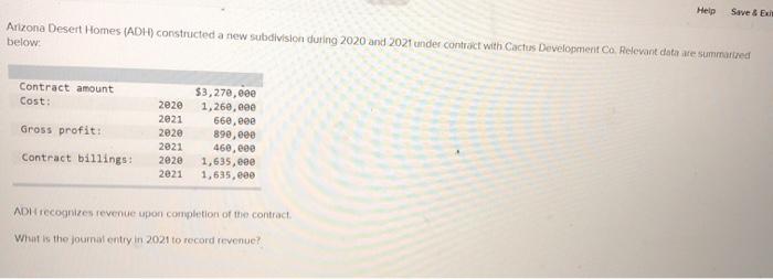  Help Save & E Arizona Desert Homes (ADH) constructed a new