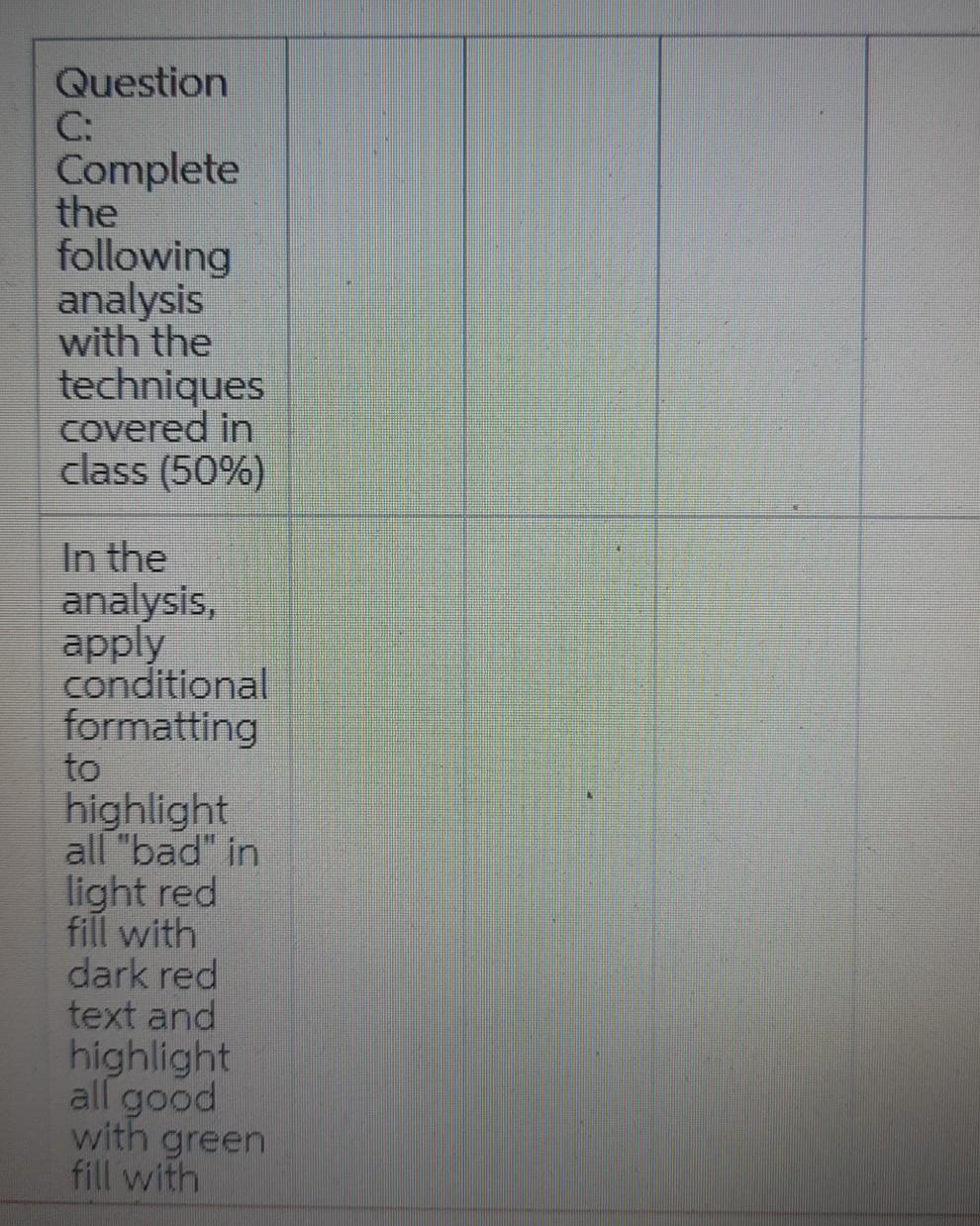 please solve it as soon as possible...// Question C: Complete the