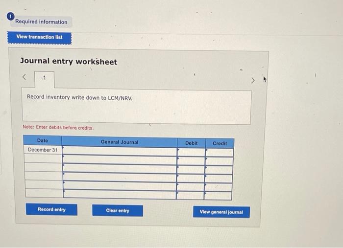 displayed below.) Peterson Furniture Designs is preparing the annual financial statements dated