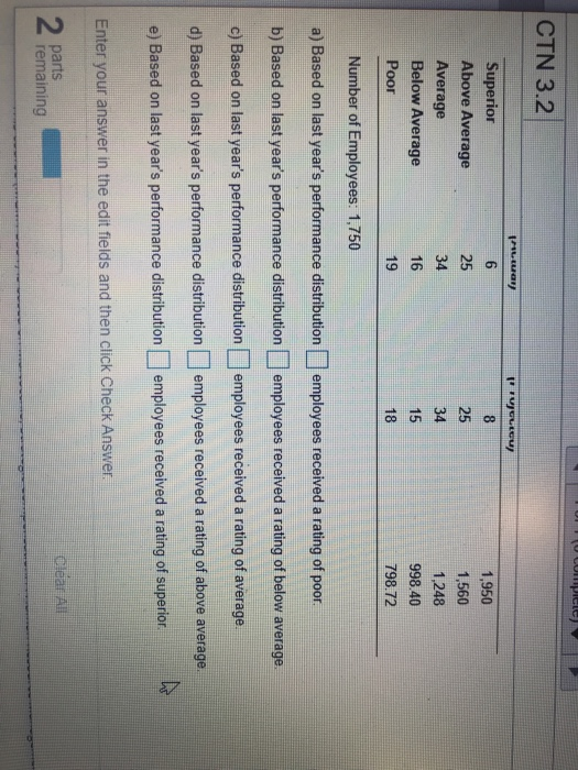 0 of 1 pt 1 of 1 (0 complete) CTN 3.2 HW