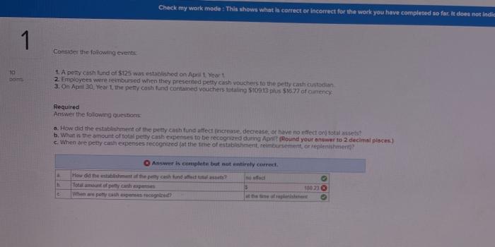 please help woth B Check my work mode: This shows what is