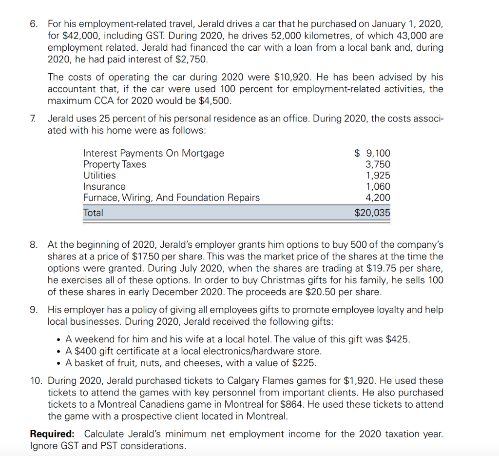 Home) Jerald Gilreath is an employee of a Canadian publicly traded company.