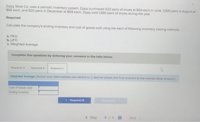 1000 pairs in August at $66 each, and 620 pairs in December