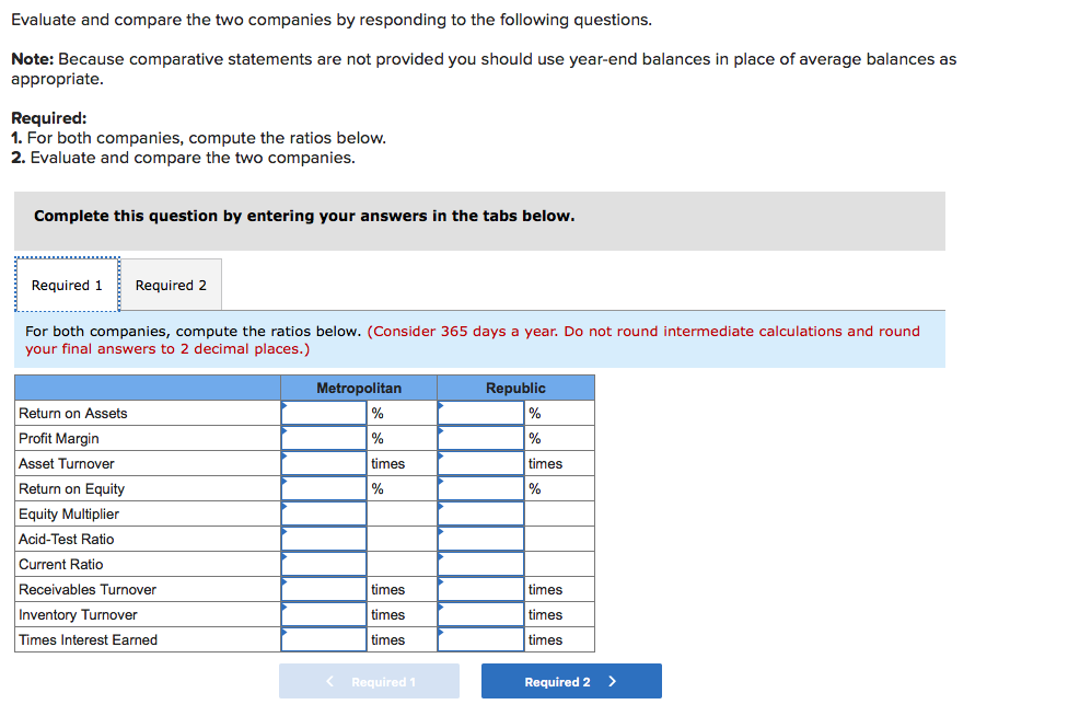 3 and 4 [LO4-10] Presented below are condensed financial statements adapted from