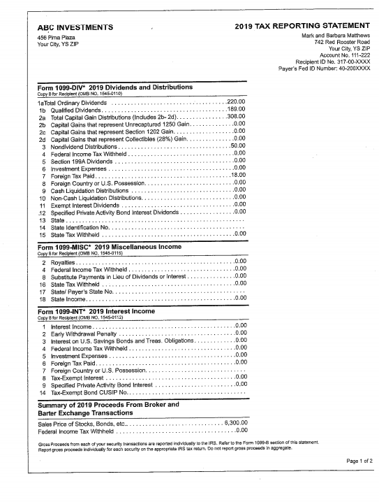 amount is zero, write 0. 1. Wages, salaries, tips, etc. $ 2.