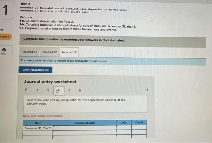 was changed from five to four years, and the estimated salvage value