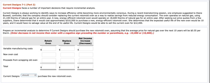  Current Designs 7-1 (Part 2) Current Designs faces a number of