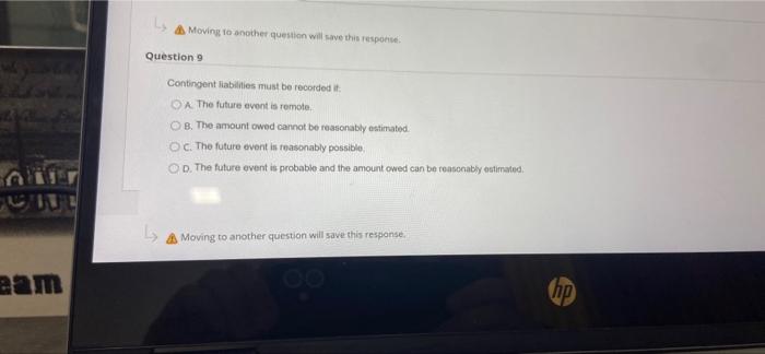 folowing EXCEPT O A Warranty liabetes and uneamed revenues accounts payable Oc