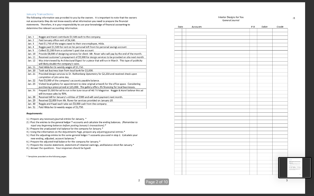 Overview This project provides students the opportunity to apply concepts learned in