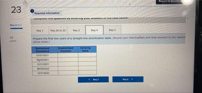 interest semiannually on June 30 and December 31 Problem 10-2A (Algo) Straight-Line: