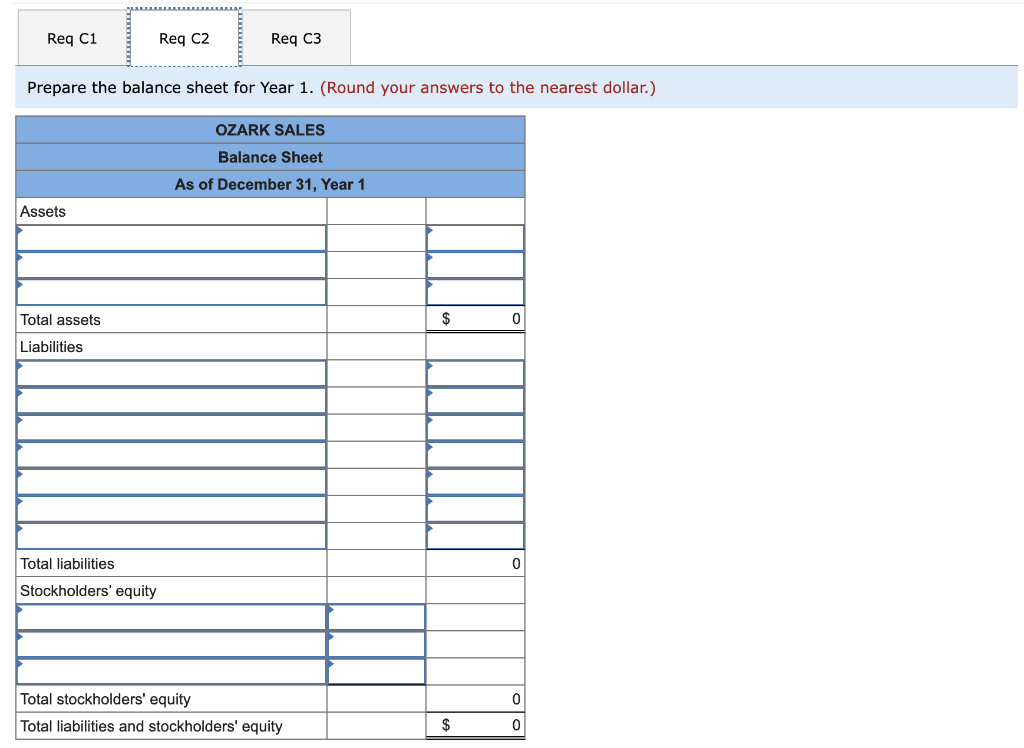 Ozark Sales for Year 1: 1. The business was started when the