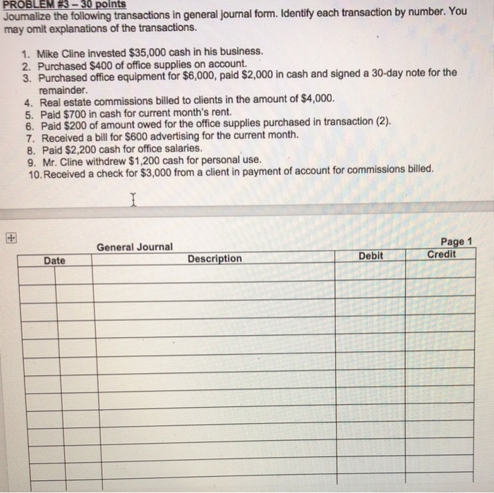 of the basic elements of accounting to each of the accounts below: