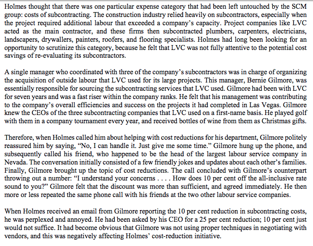 of a recent bidding to save operating costs at LVC. There was