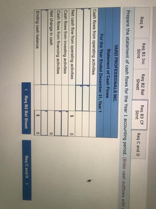 account 3. A physical count on December 31, Year 1, found that