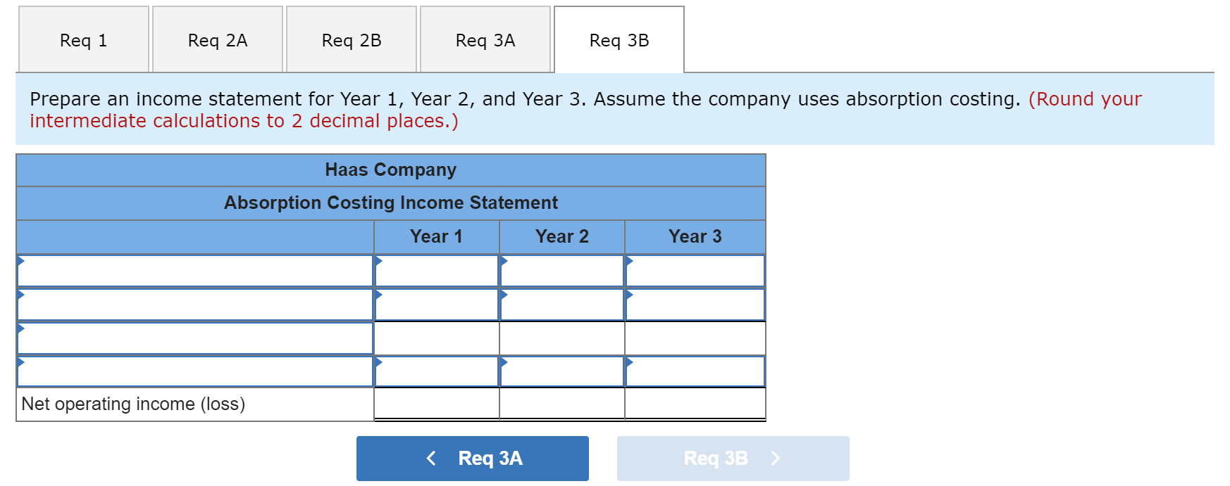 manufacturing overhead Variable selling and administrative Fixed costs per year: Fixed manufacturing