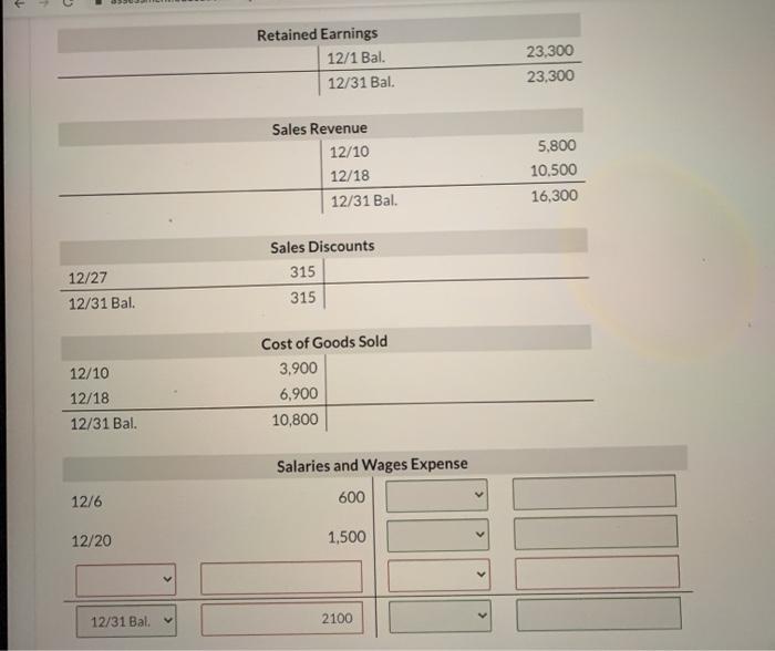 4. Journalize the adjusting entries. (Credit account titles are automatically indented when