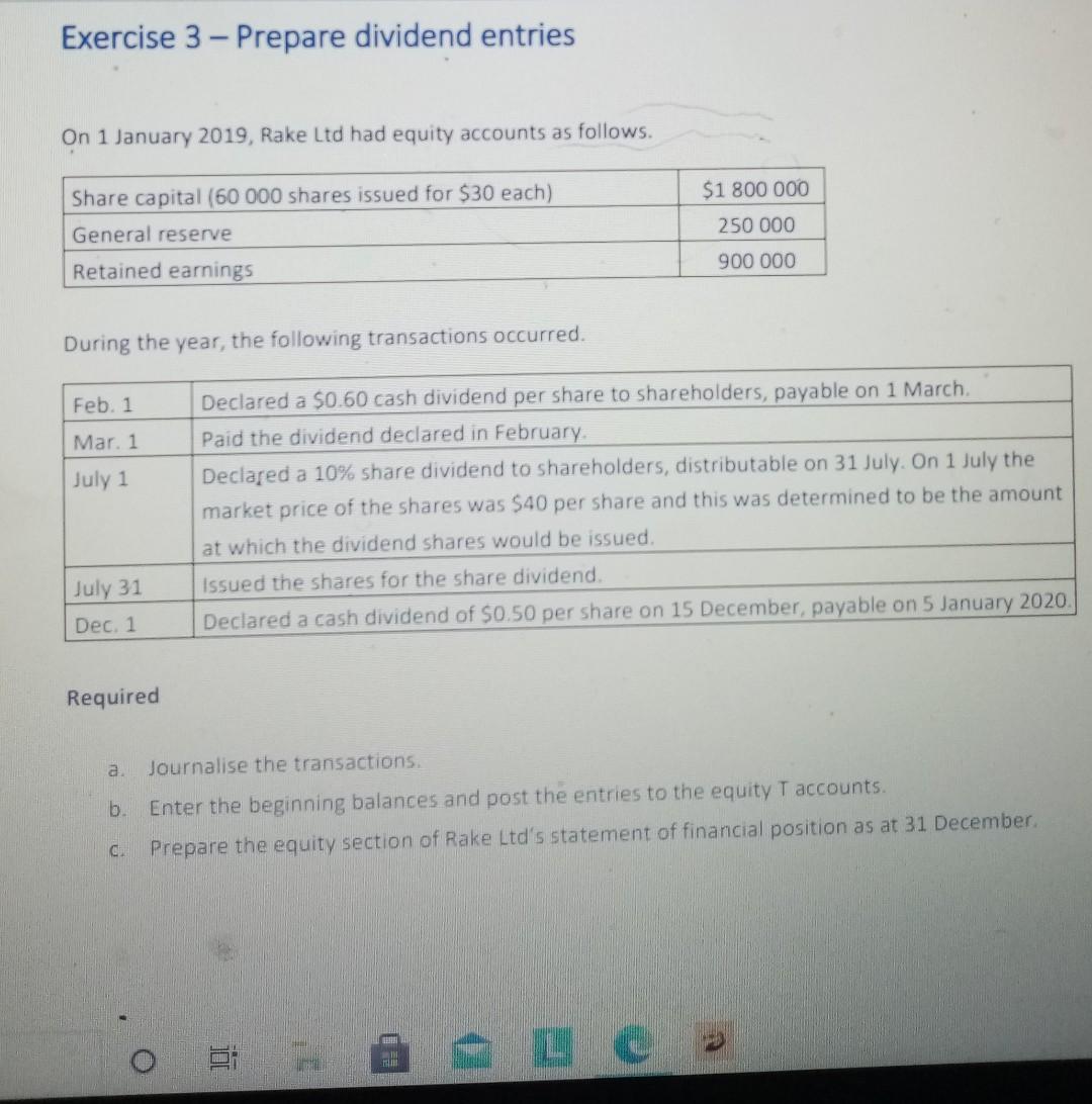 Equity S5 000 000 2 000 000 57 000 000 Donkey Ltd