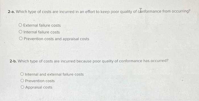 two are for the second problem. che A number of activities that