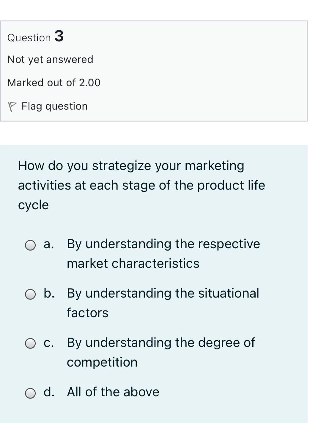 statement 'marketing mix is a set of marketing tools' the best? O