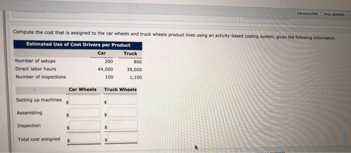 amount of overhead to assign to each product line, the controller, Robert