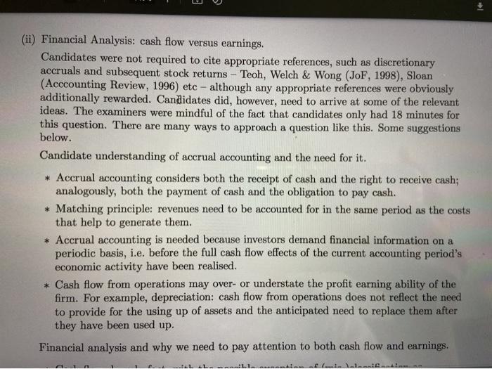 points given in the examiner's commentaries and have a clear argument point.