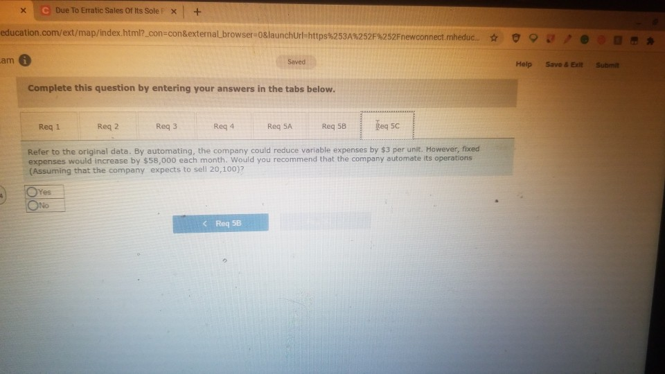unit sales and dollar sales. 2. The president believes that a $6,500