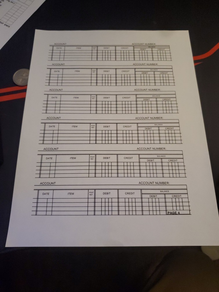 Accumulated 165 Revenue (400) Ledgers: Date (& Year) Depreciation 410 Fees Earned