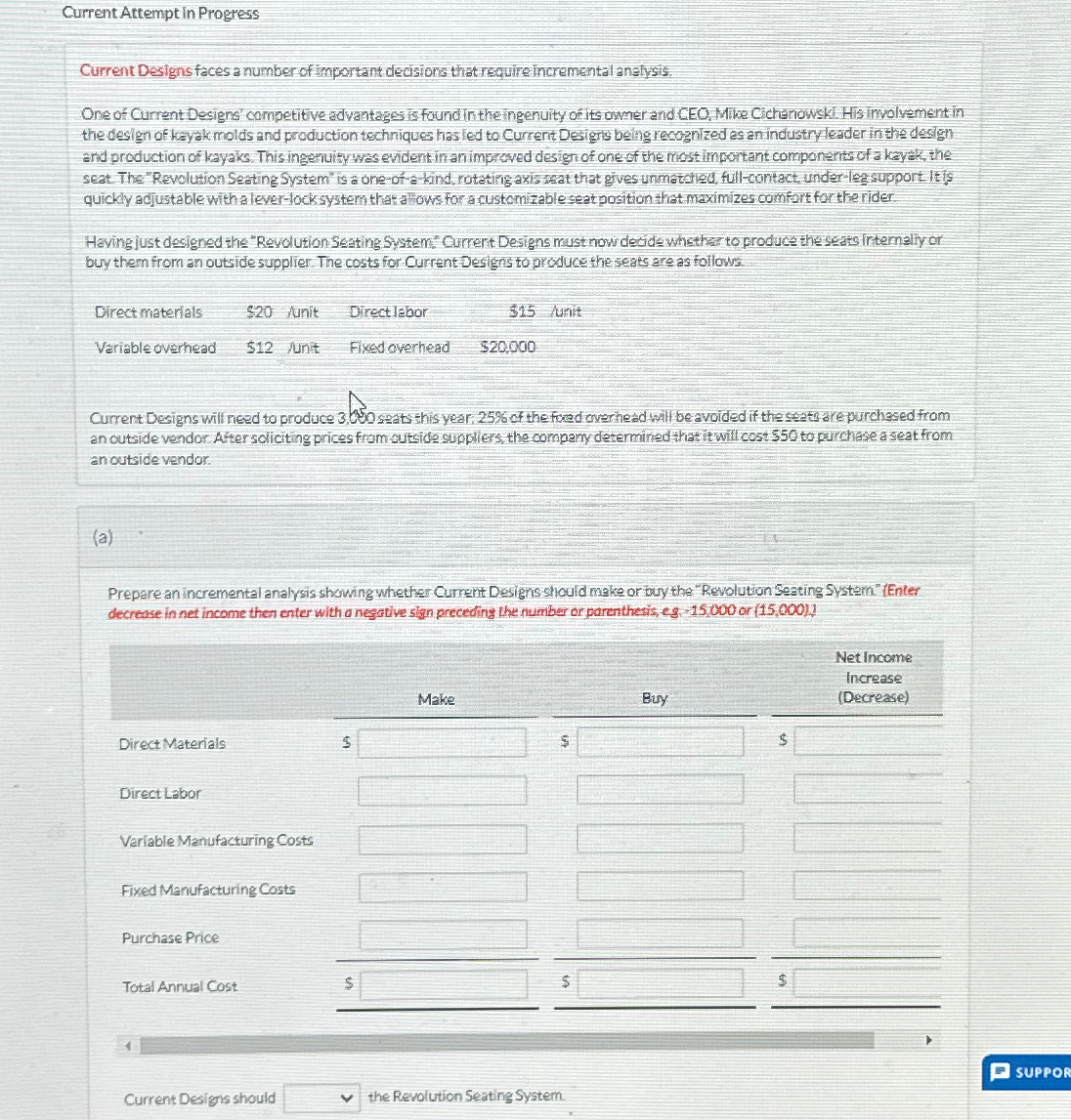  Current Attempt In Progress Current Derigns faces a number of important