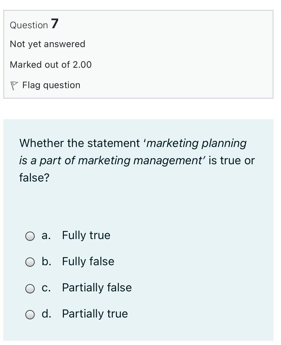 Marked out of 2.00 Flag question Intensive and more intensive are ...