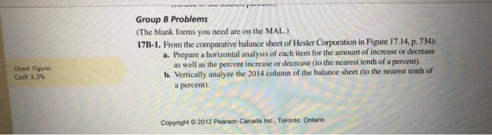  Group B Problems (The blank forms you need are on the