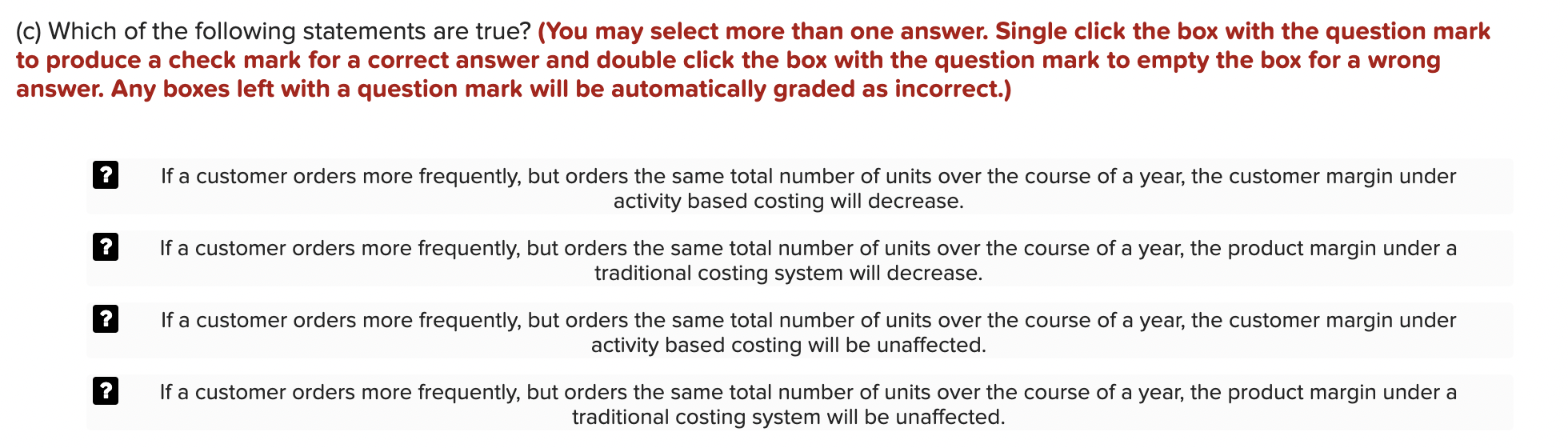 of orders increases to 14? What is the product margin under the