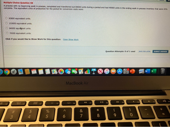  Multiple Choice Question 58 A process with no beginning work in