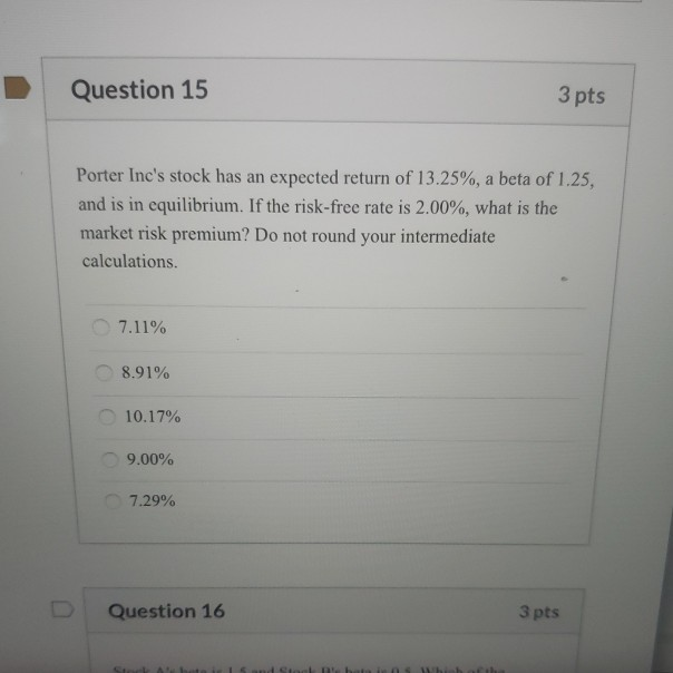 a 50% chance of producing a 46% return, a 30% chance of