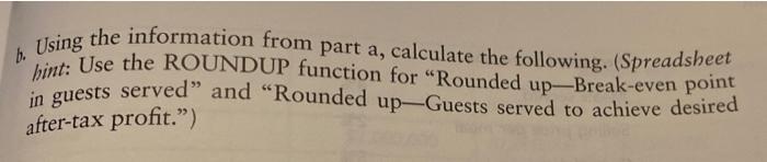 Before-tax profit $170,000.00 $24,000.00 40% b. Using the information from part a,